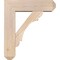 Ekena Millwork Olympic Craftsman Smooth Bracket w/ Offset Brace, Douglas Fir, 7 1/2"W x 26"D x 30"H BKT0806X26X30OLY04SDF - alternate 4